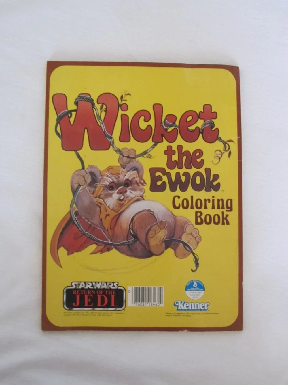 1983 Star Wars - Return of the Jedi Coloring Book: Wicket the Ewok